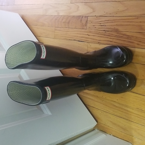 Hunter Boots Black sz. US 7 EU 38 - Picture 3 of 16